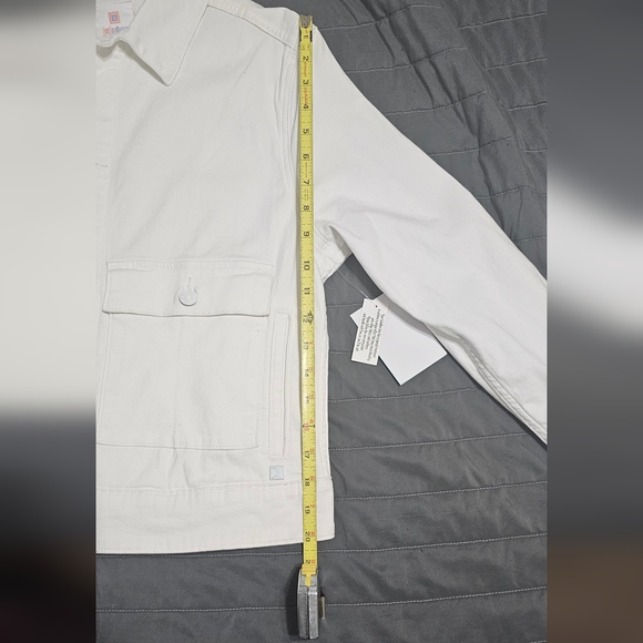 BNWT Large white jean jacket - Picture 12 of 12